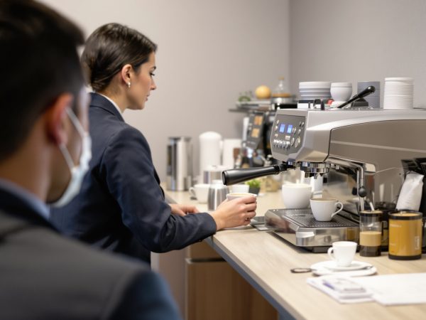pause-café au bureau