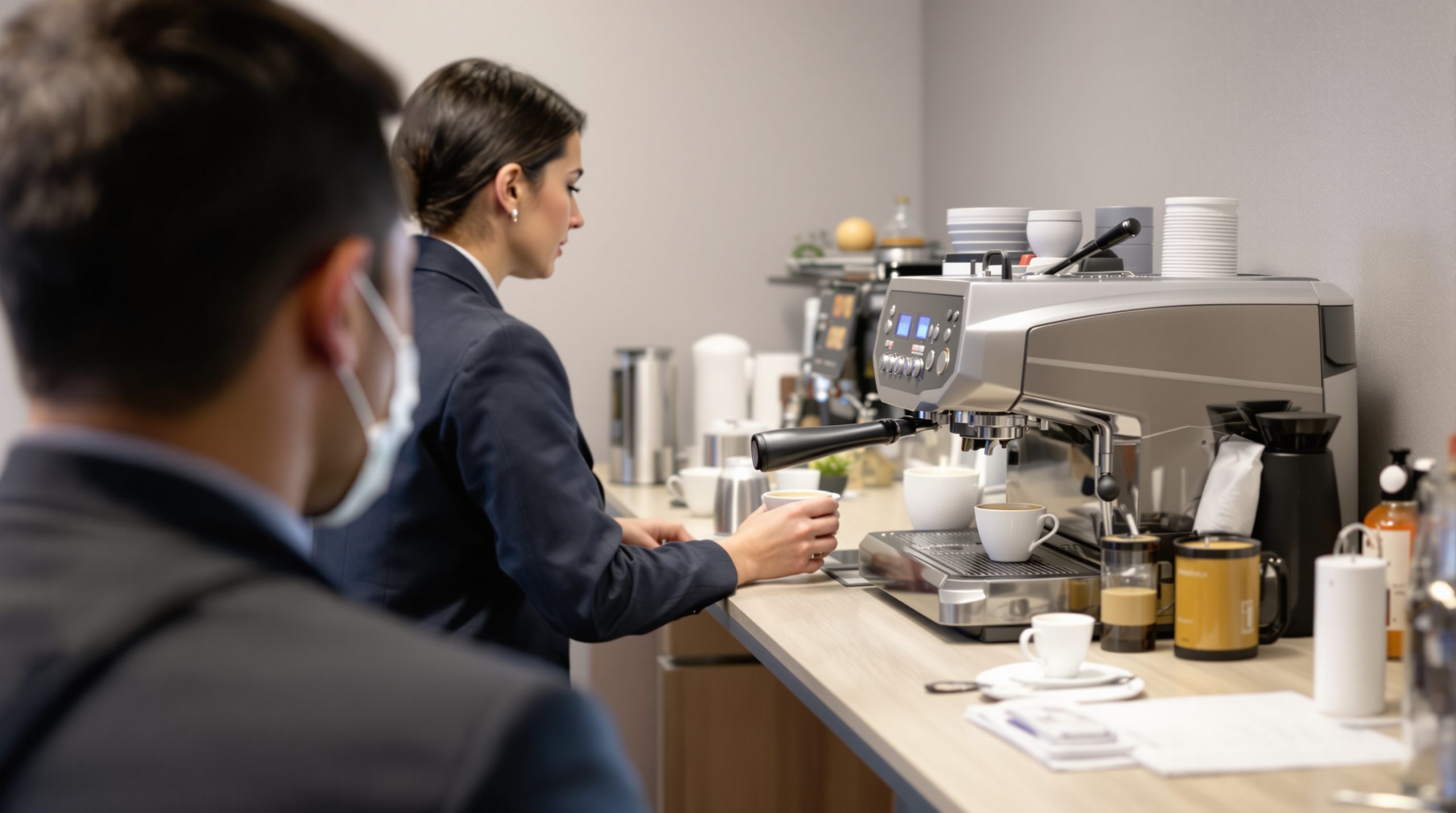 pause-café au bureau